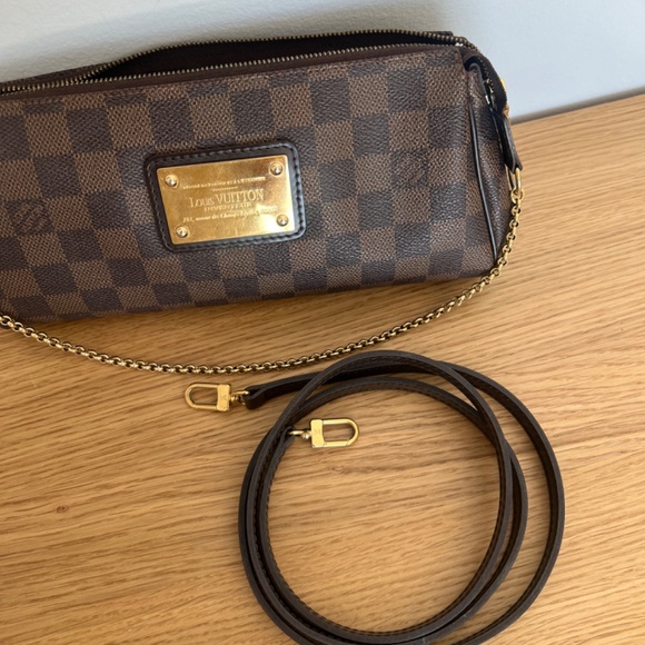 Louis Vuitton Damier Ebene Eva clutch - Picture 5 of 13